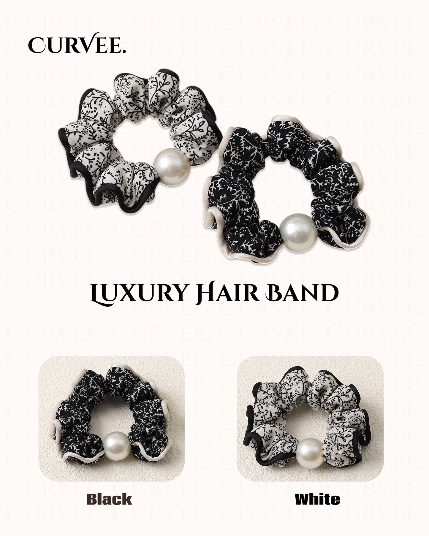 Floral Hair Ring Exquisite All-match Ball Head Half Tie Rope