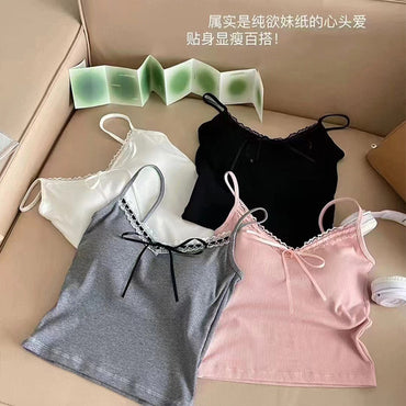 Lace Strap Tank Top