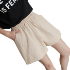 Women Shorts Loose Linen Cotton Shorts