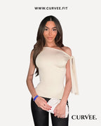 Apricot Shoulder Top