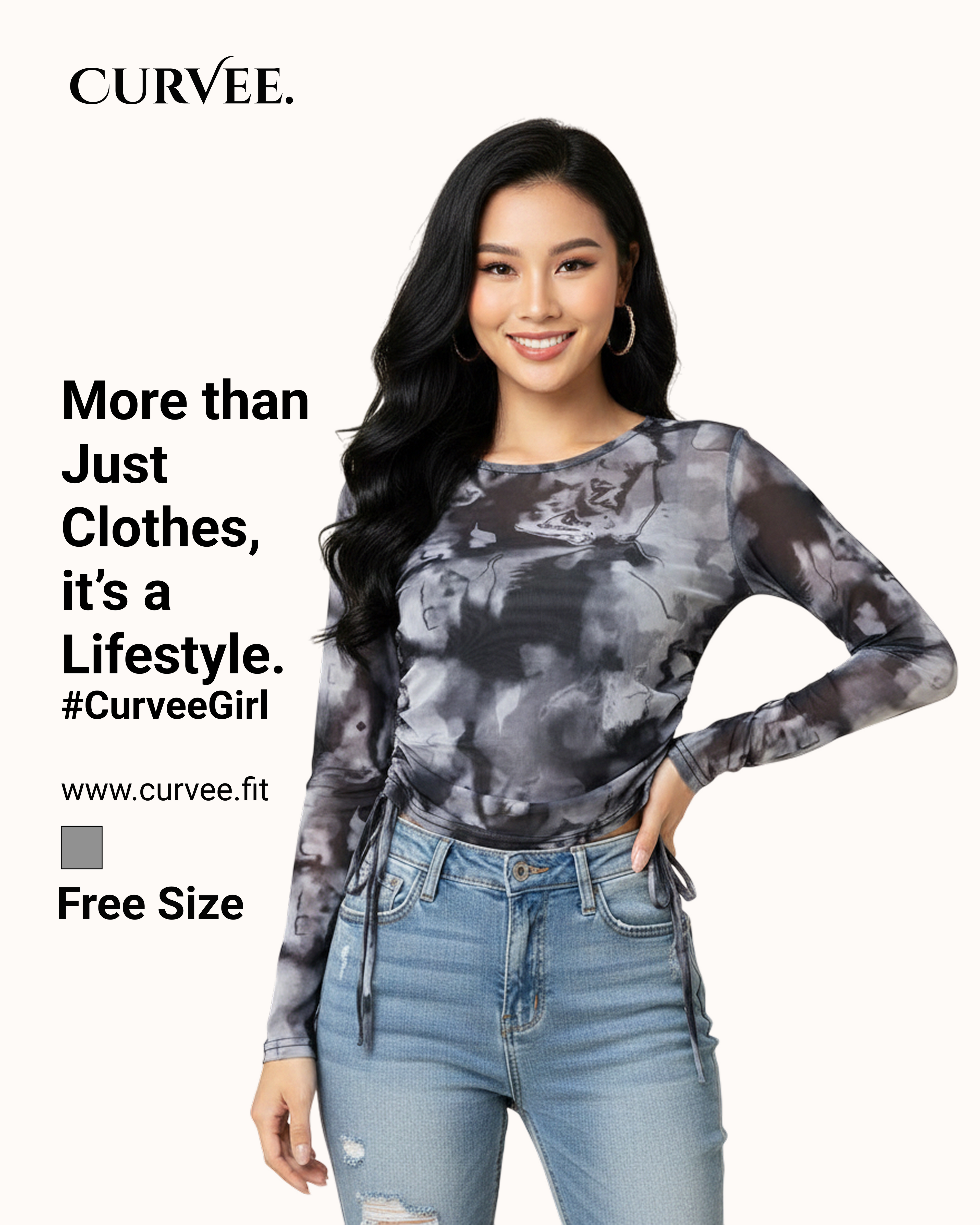 Aww! Round neck T-shirt top