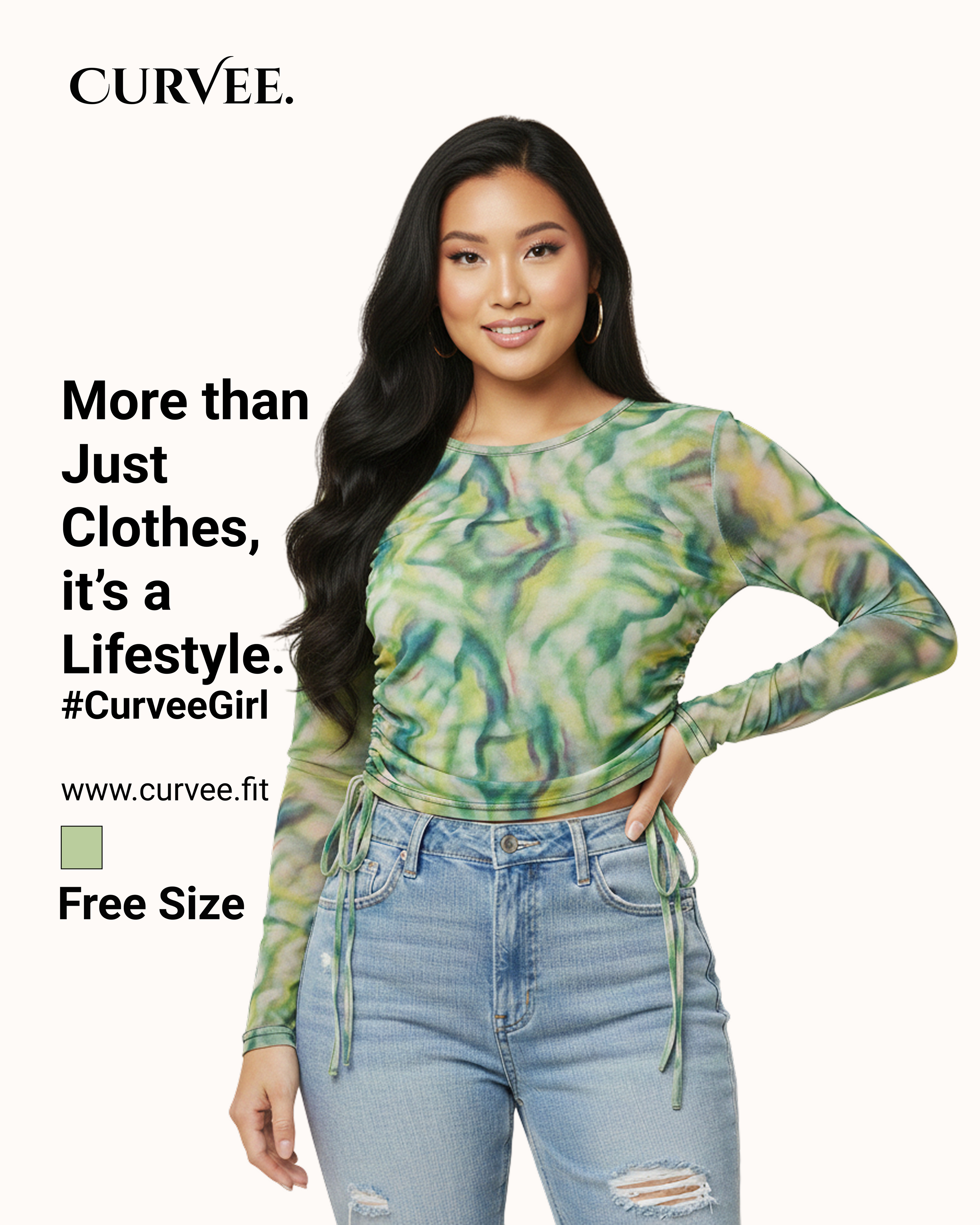 Aww! Round neck T-shirt top