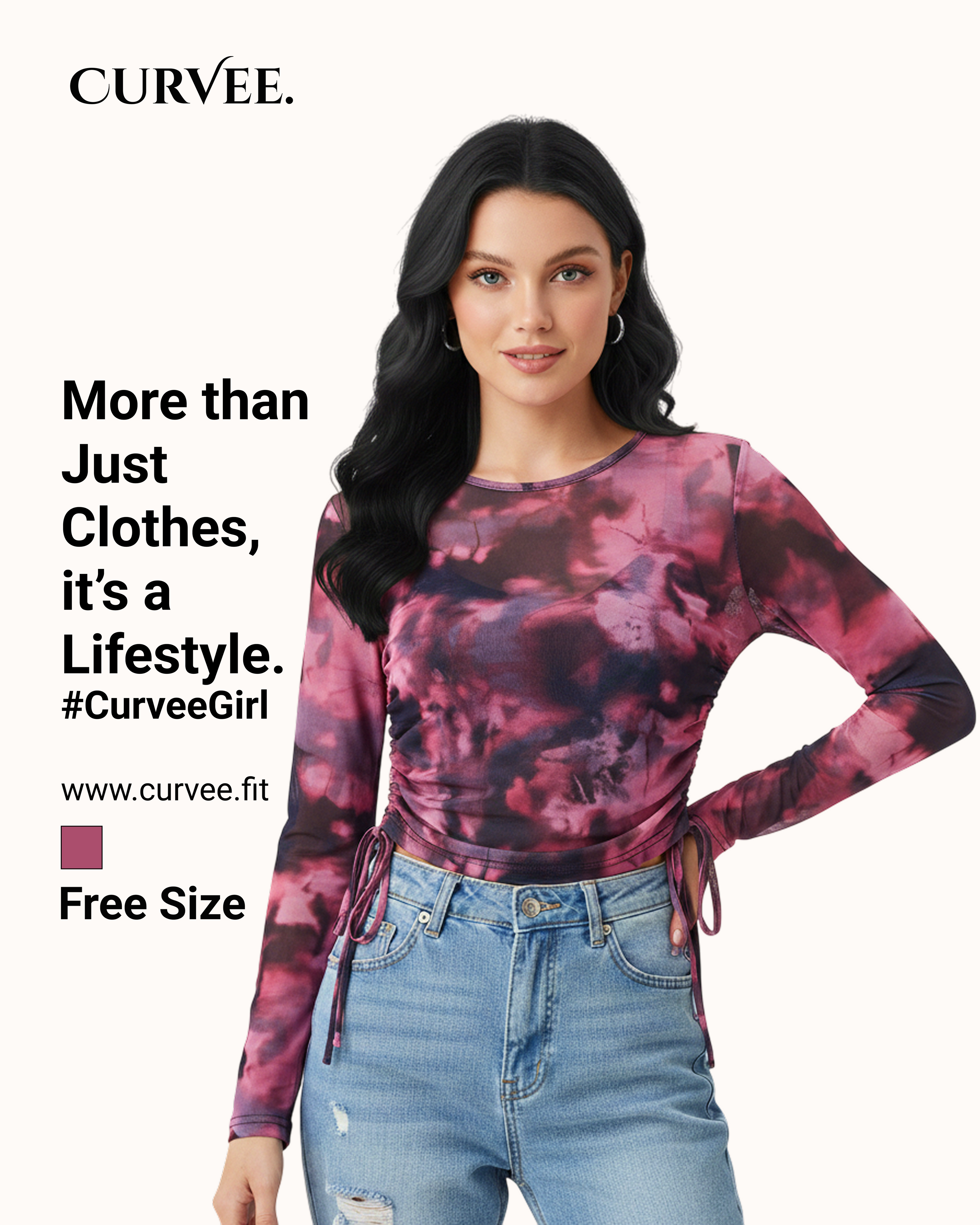 Aww! Round neck T-shirt top