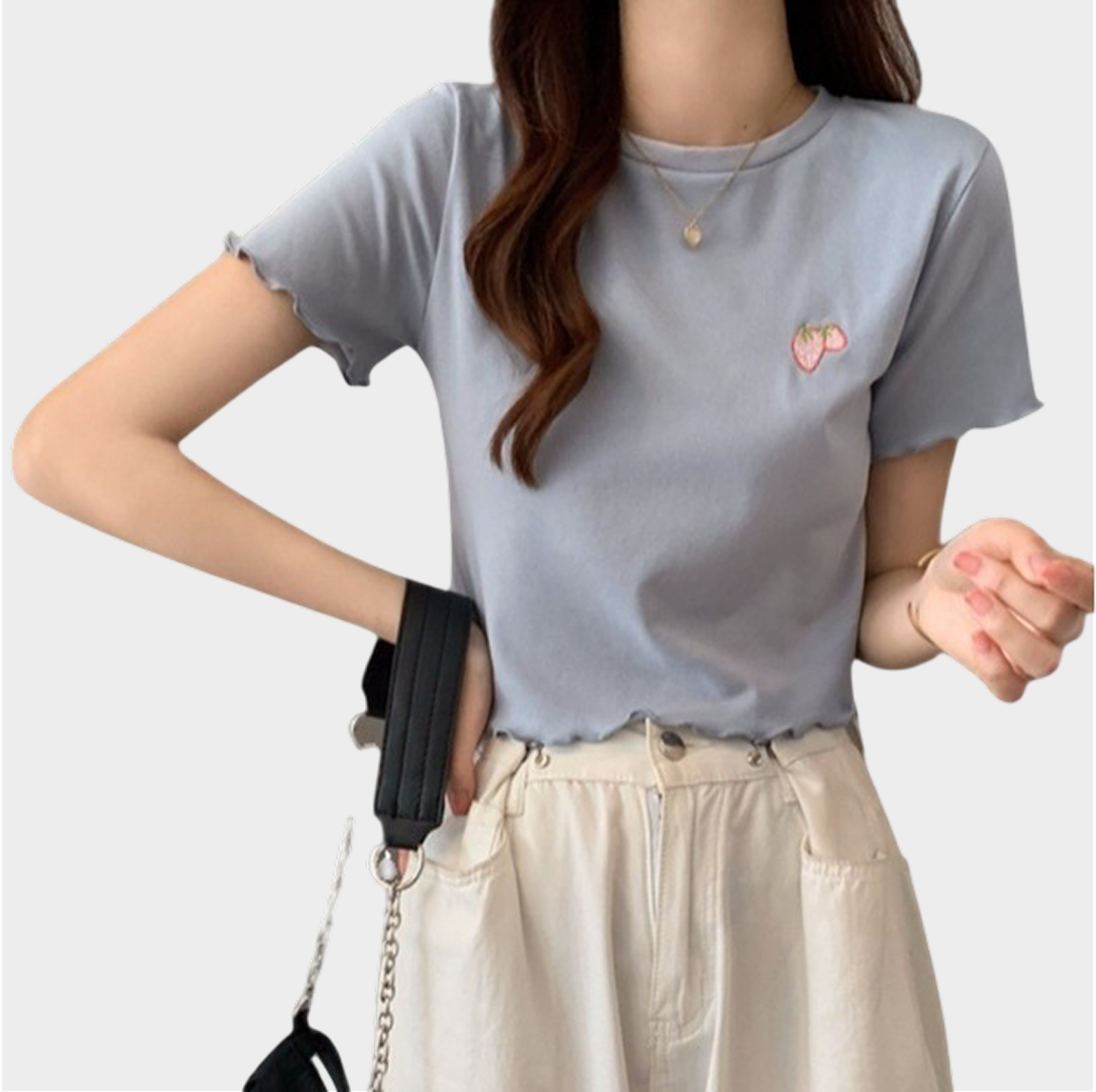 Embroidered Short T-shirt