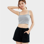 Women Shorts Loose Linen Cotton Shorts
