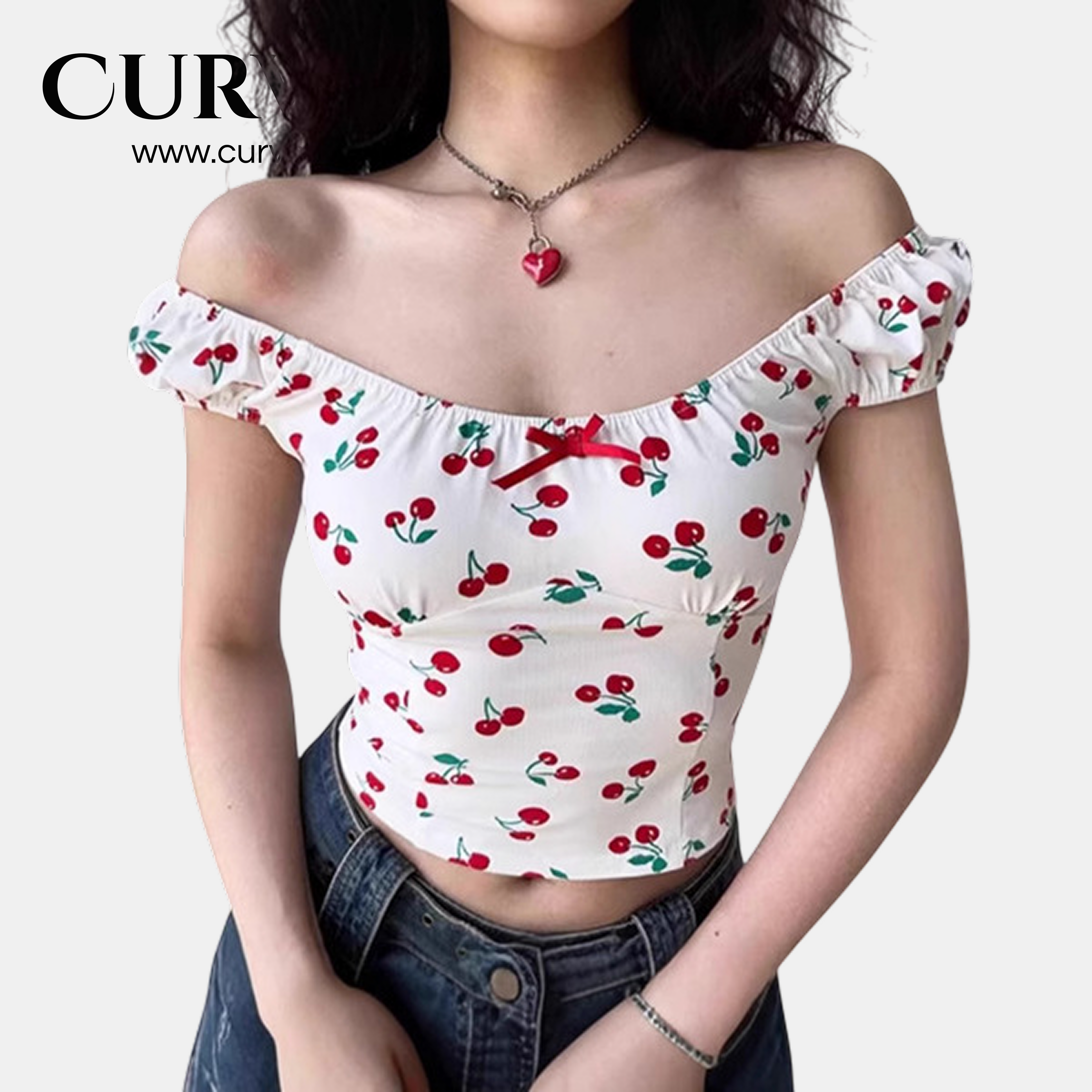 Printed Short-sleeved Top