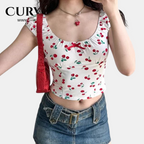 Printed Short-sleeved Top