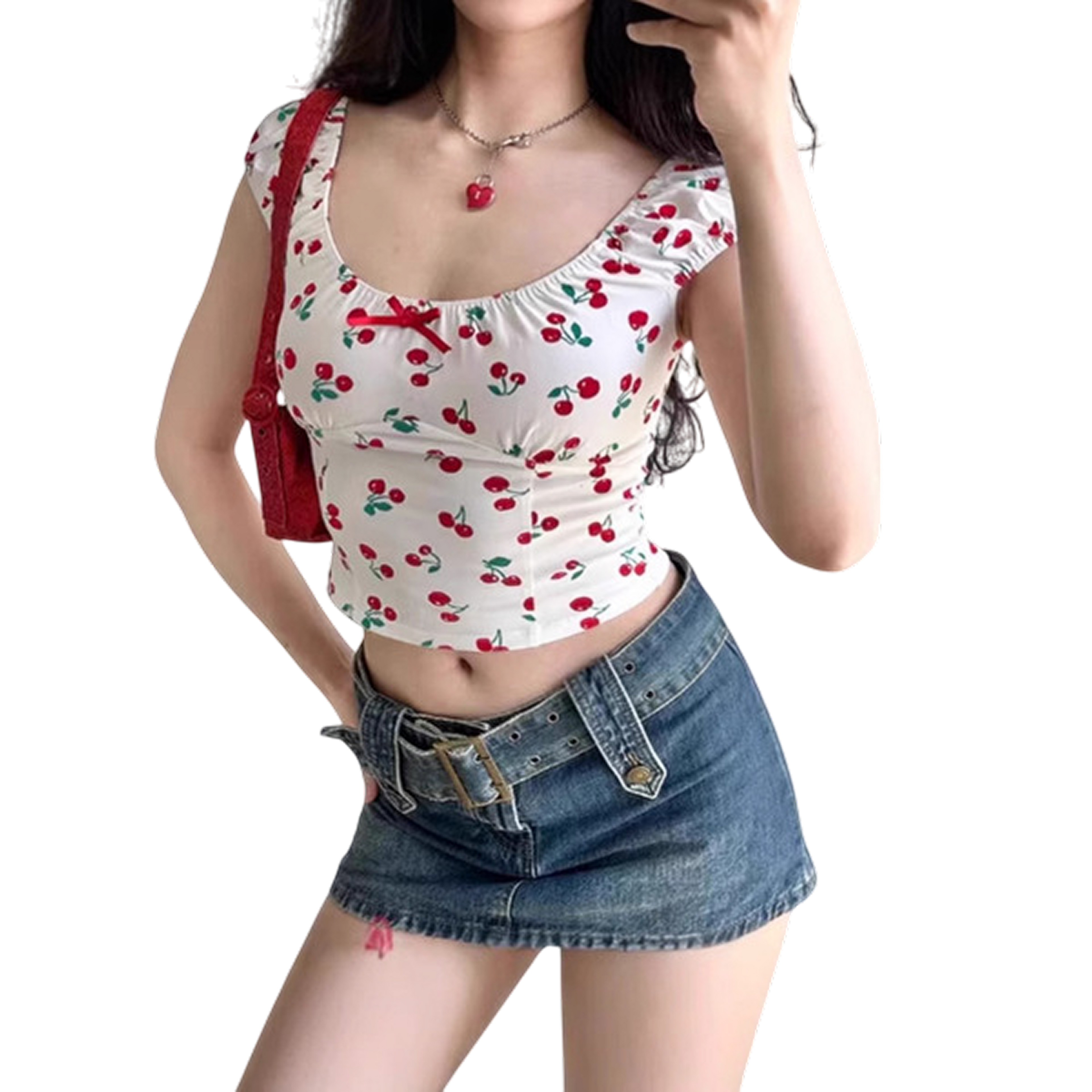 Printed Short-sleeved Top