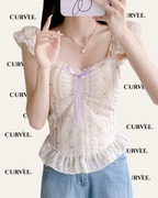 Floral Tube Lace Top