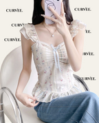 Floral Tube Lace Top