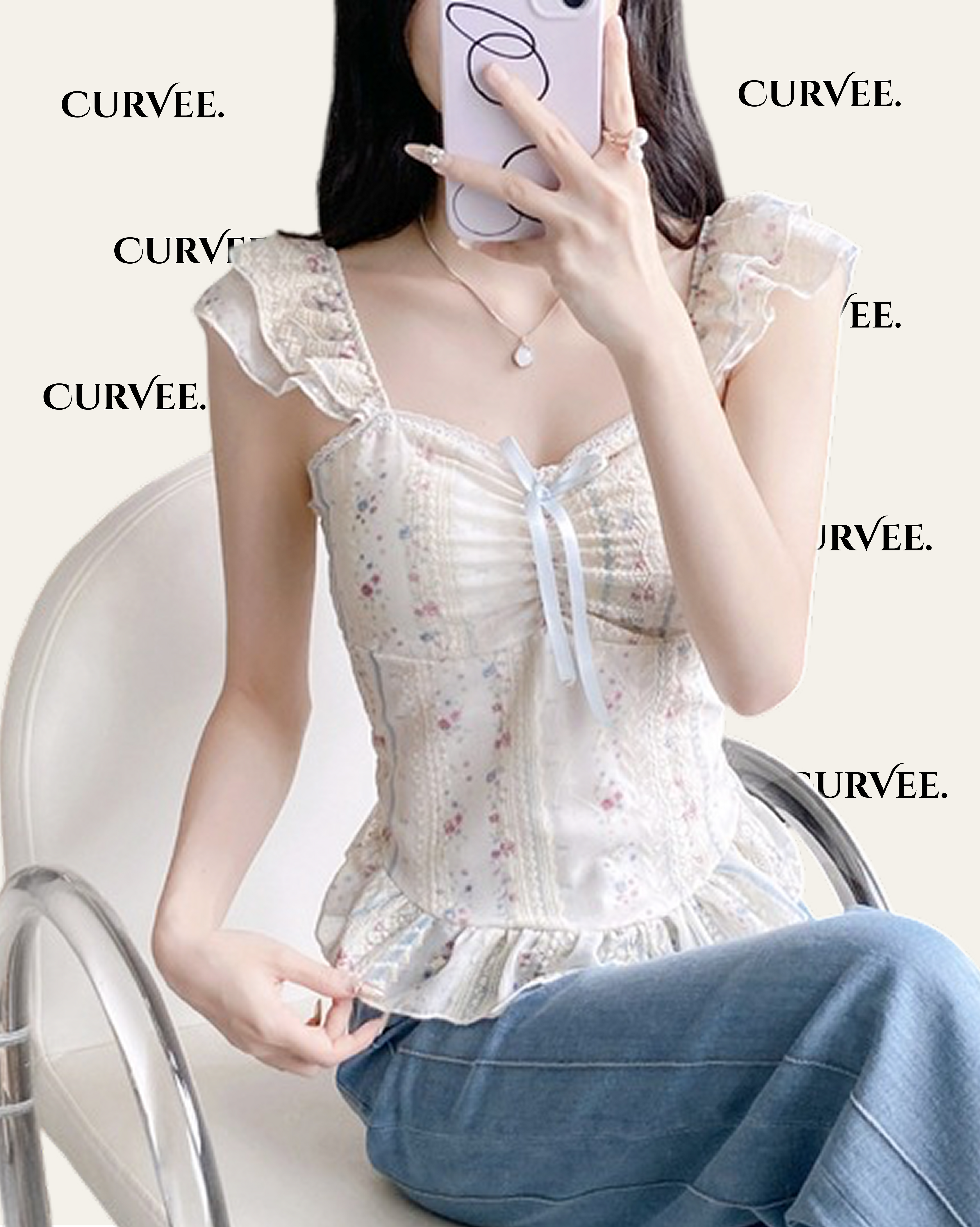 Floral Tube Lace Top