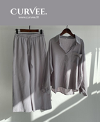 Women's Linen Shirt suit & Loose Pants