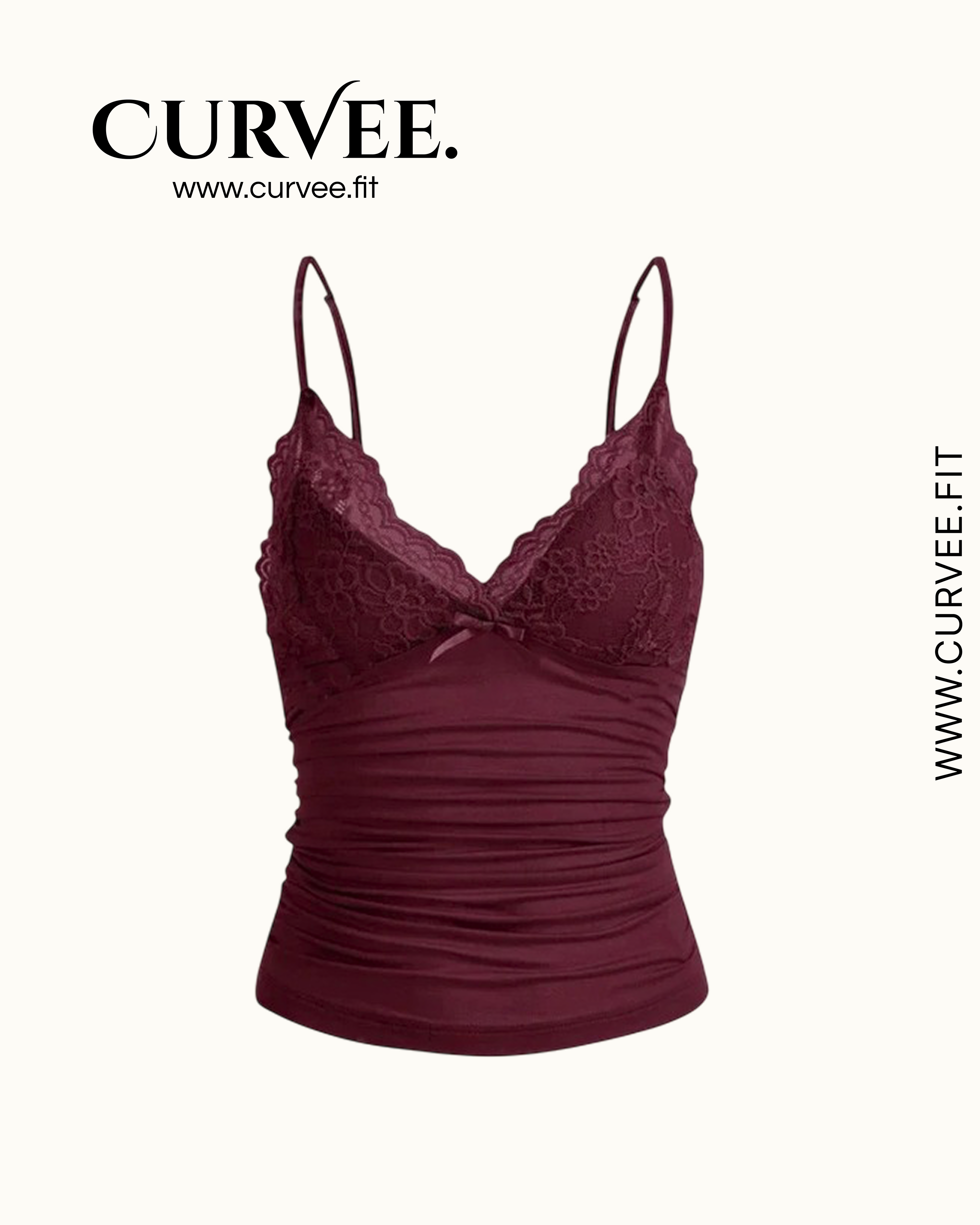 Slim Fit Inner Wear Spliced French Top