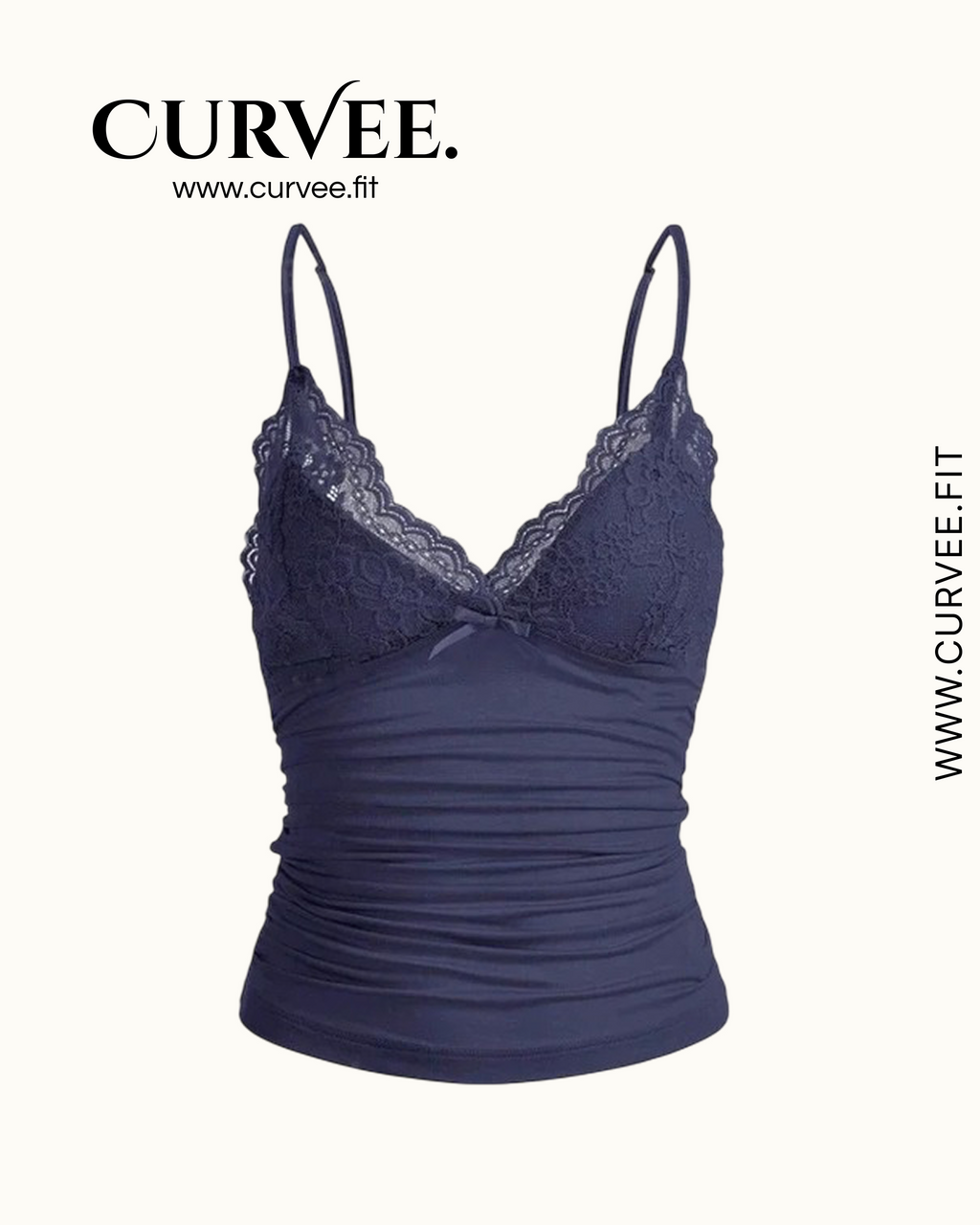 Slim Fit Inner Wear Spliced French Top