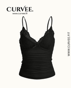 Slim Fit Inner Wear Spliced French Top