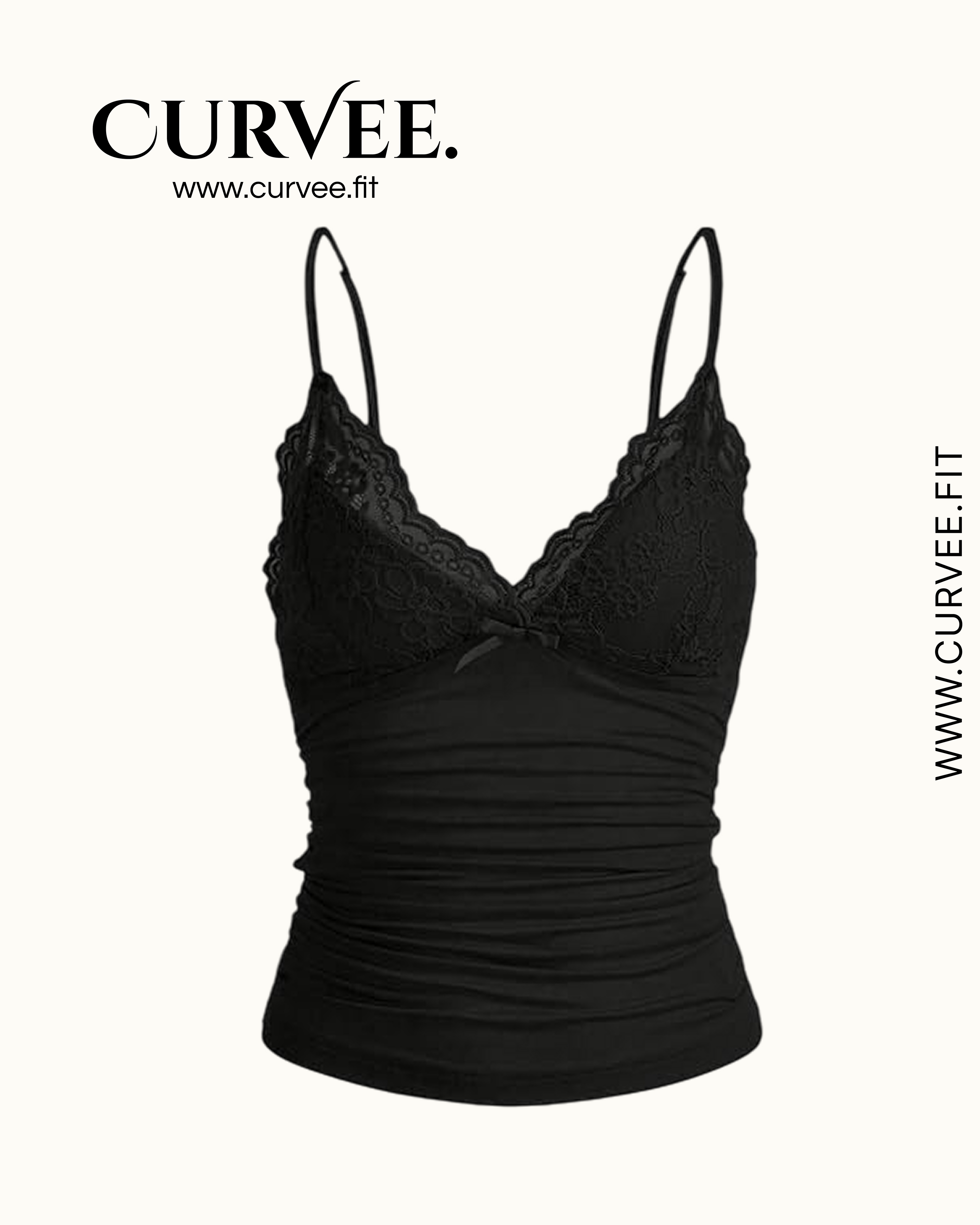 Slim Fit Inner Wear Spliced French Top