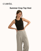 Summer Crop Top Vest