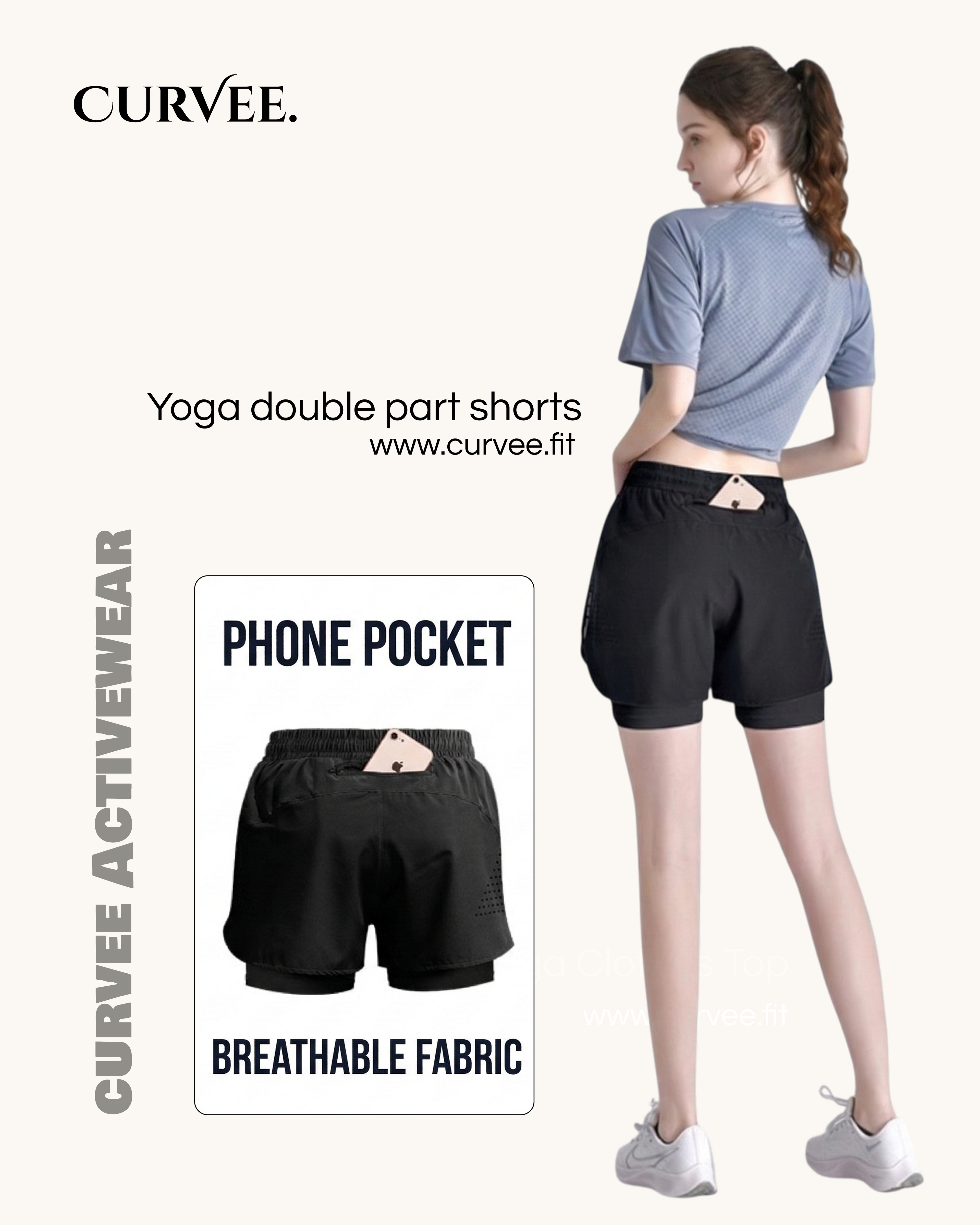 Women's Running Yoga Shorts