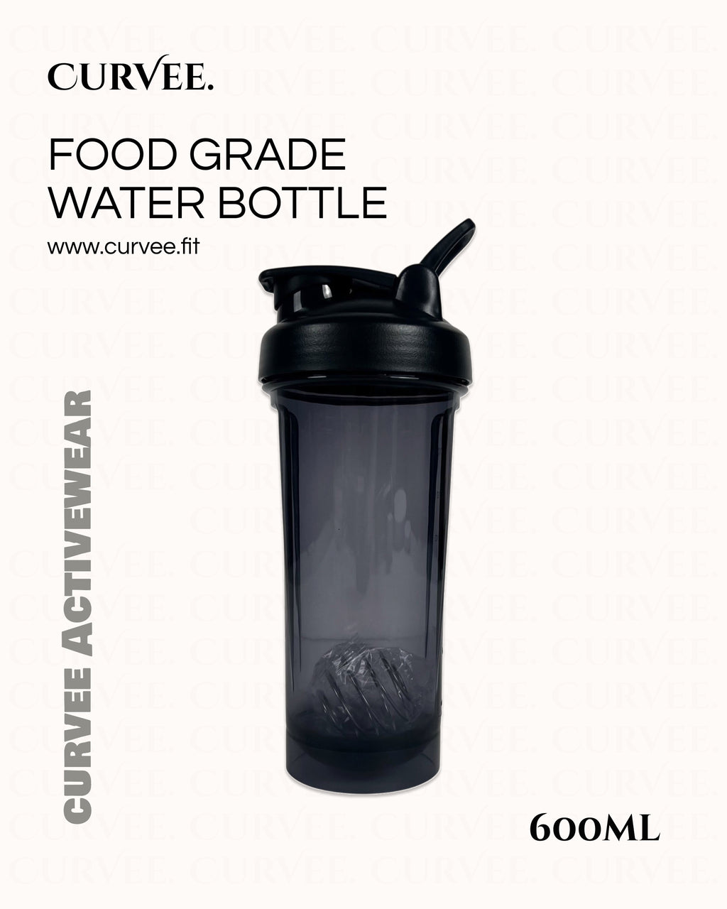 Food grade GYM water bottle 600ml