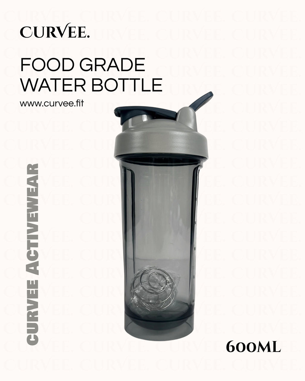 Food grade GYM water bottle 600ml