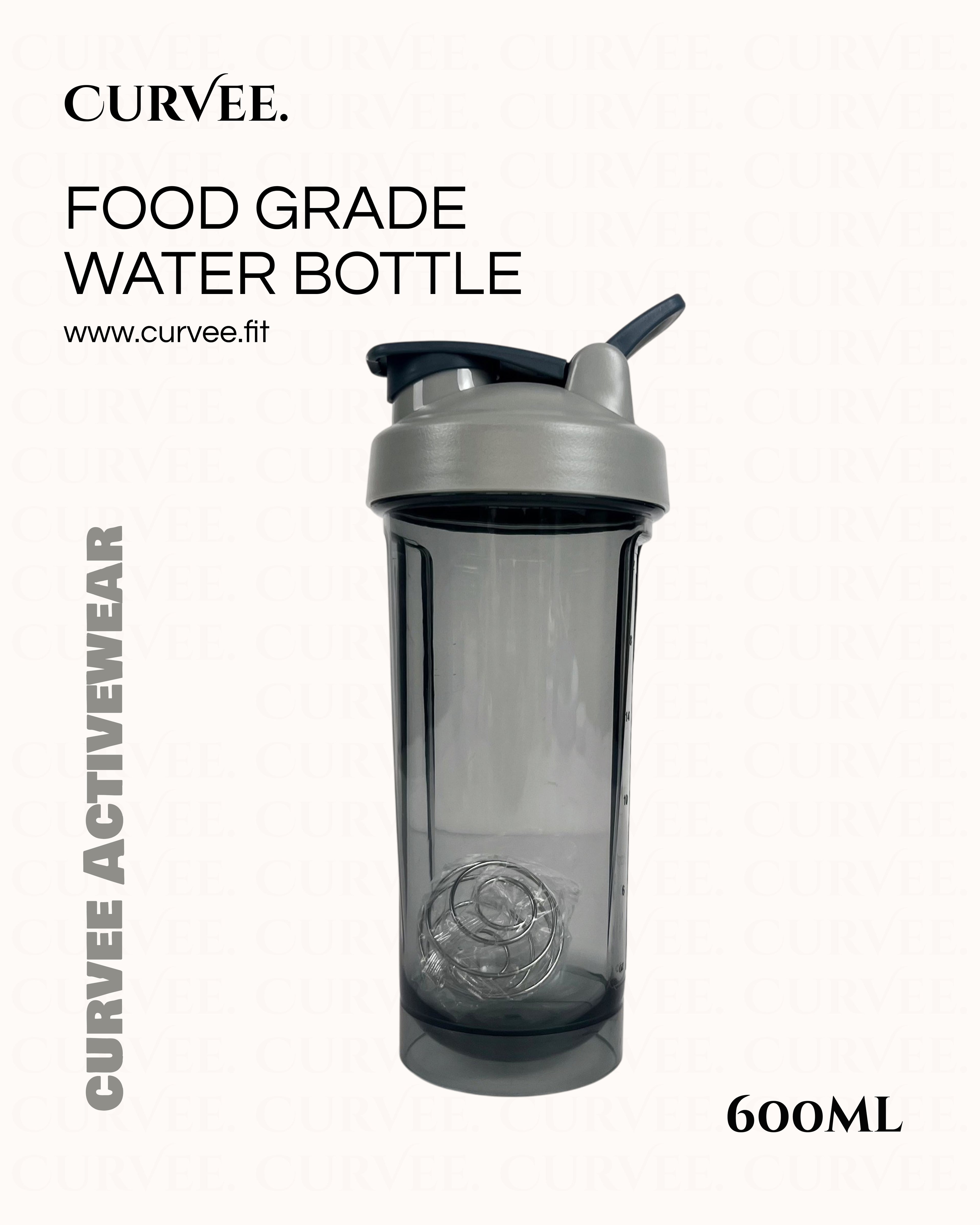 Food grade GYM water bottle 600ml