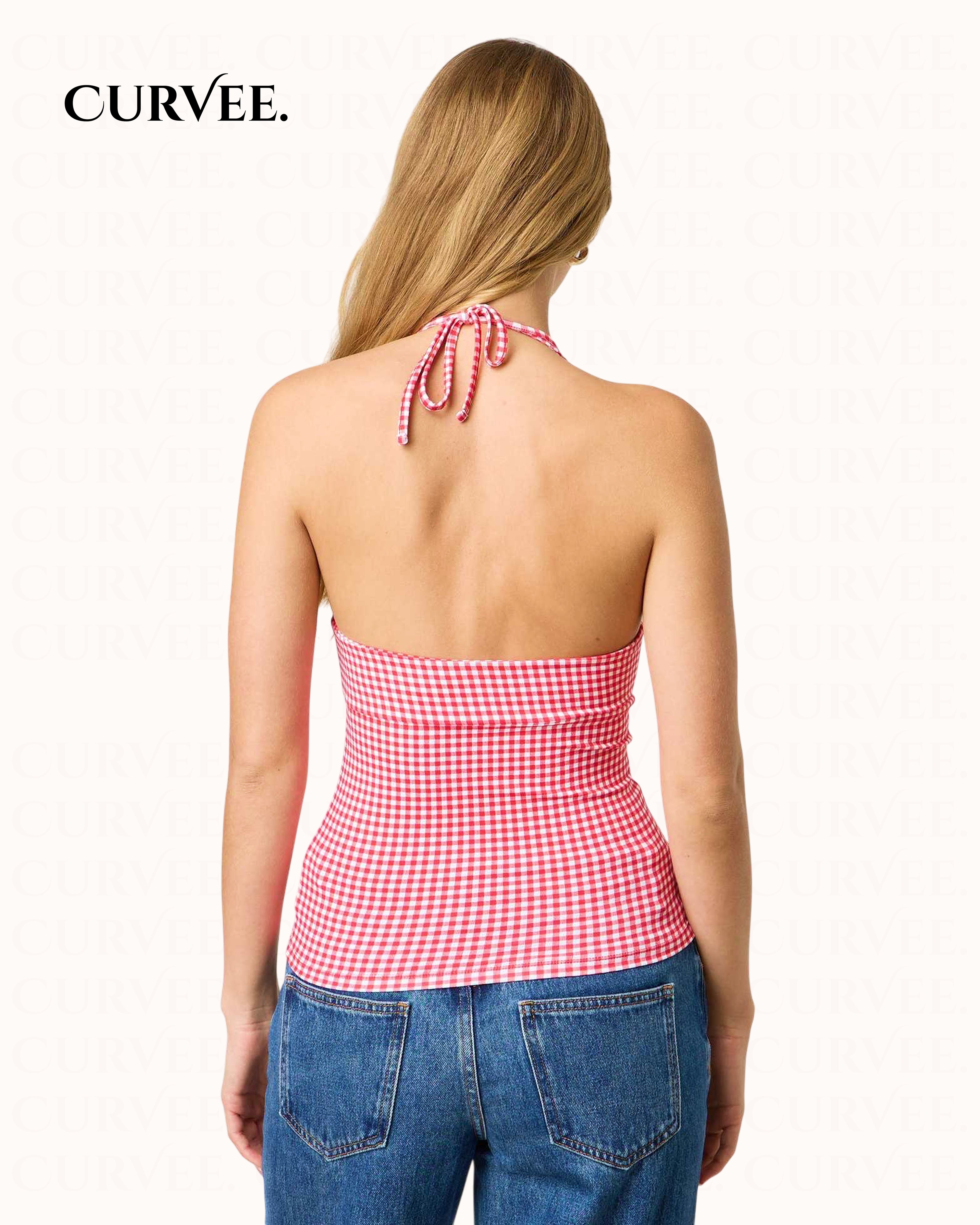 Aww! Cross-border  Slim-fit Neck Top