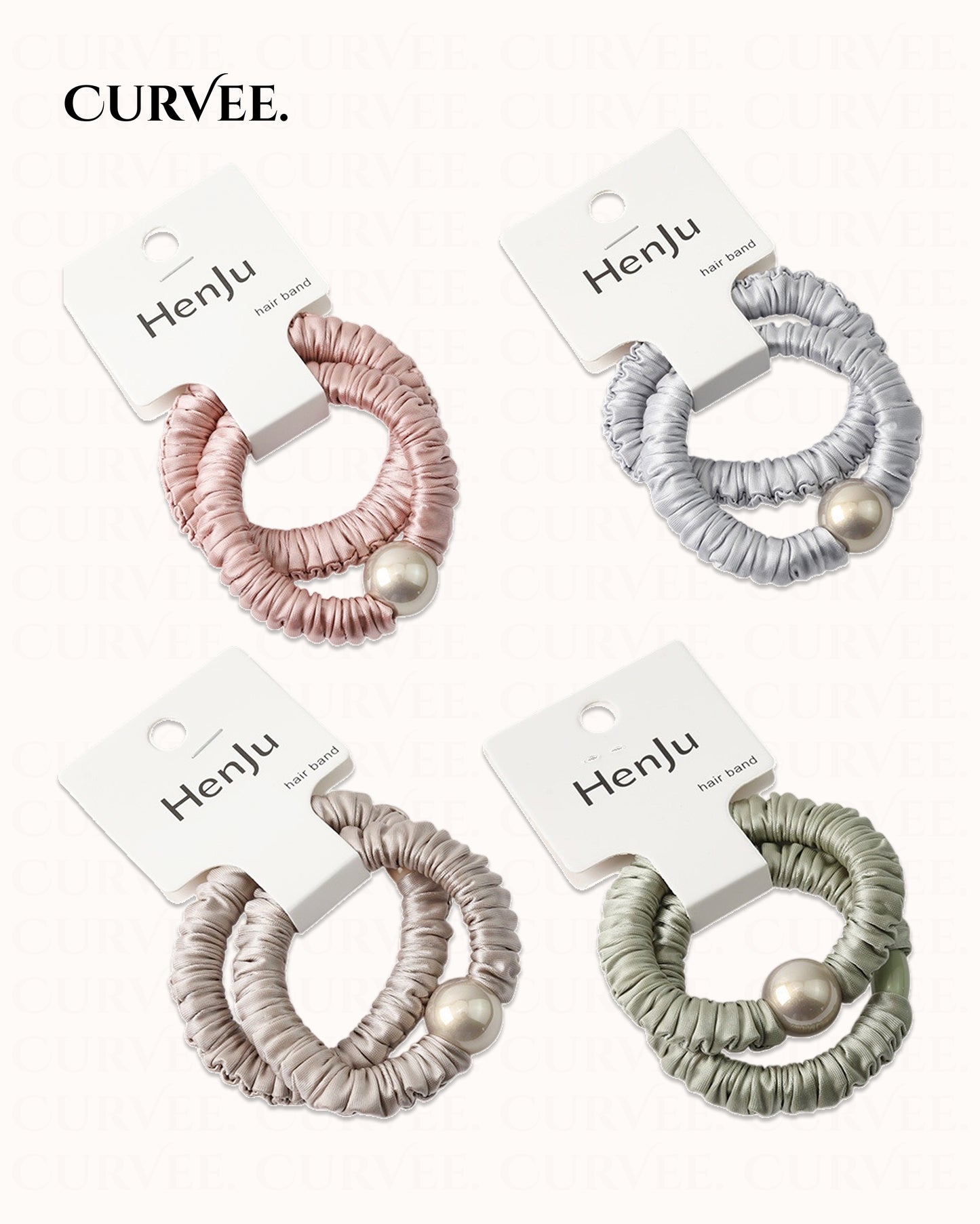 Versatile Hair Ropes, High Elasticity and Durable Rubber Bands