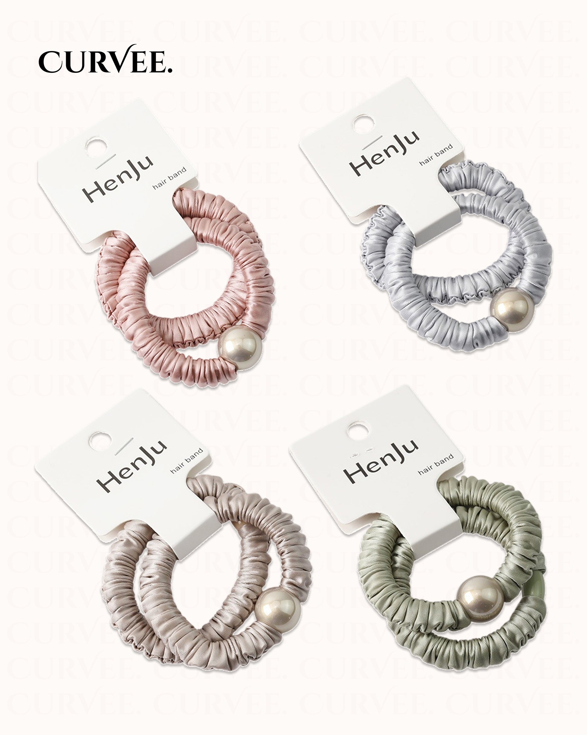 Versatile Hair Ropes, High Elasticity and Durable Rubber Bands