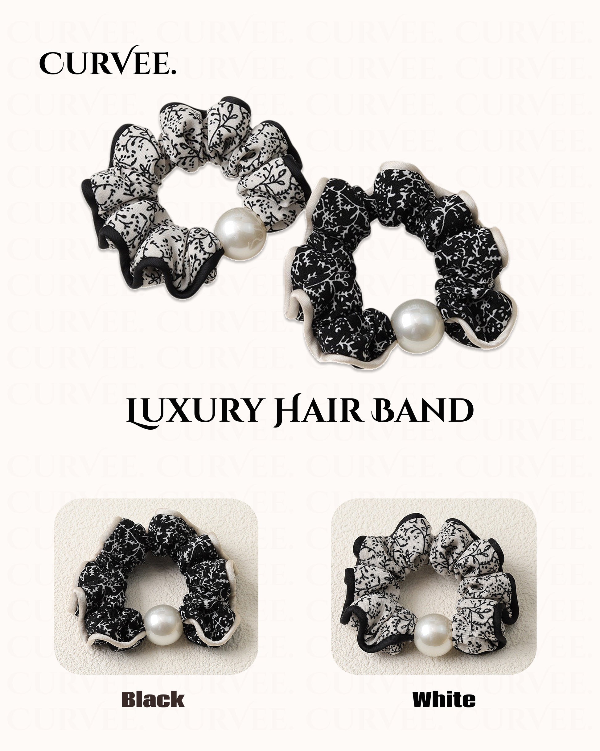 Floral Hair Ring Exquisite All-match Ball Head Half Tie Rope