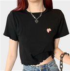 Embroidered Short T-shirt