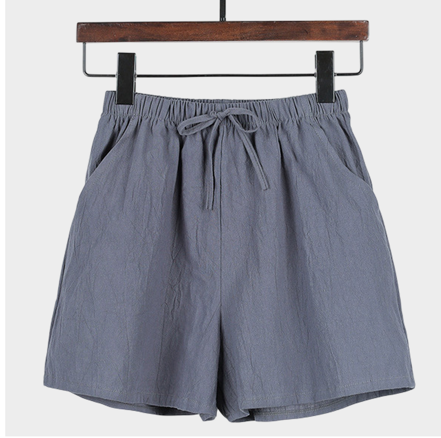 Women Shorts Loose Linen Cotton Shorts