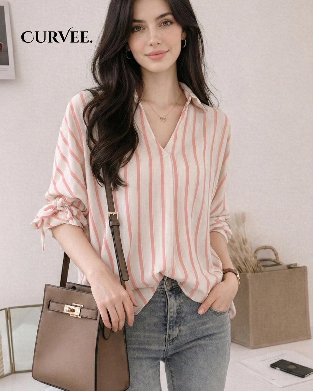 Bottoming Top Loose Casual Chiffon Shirt