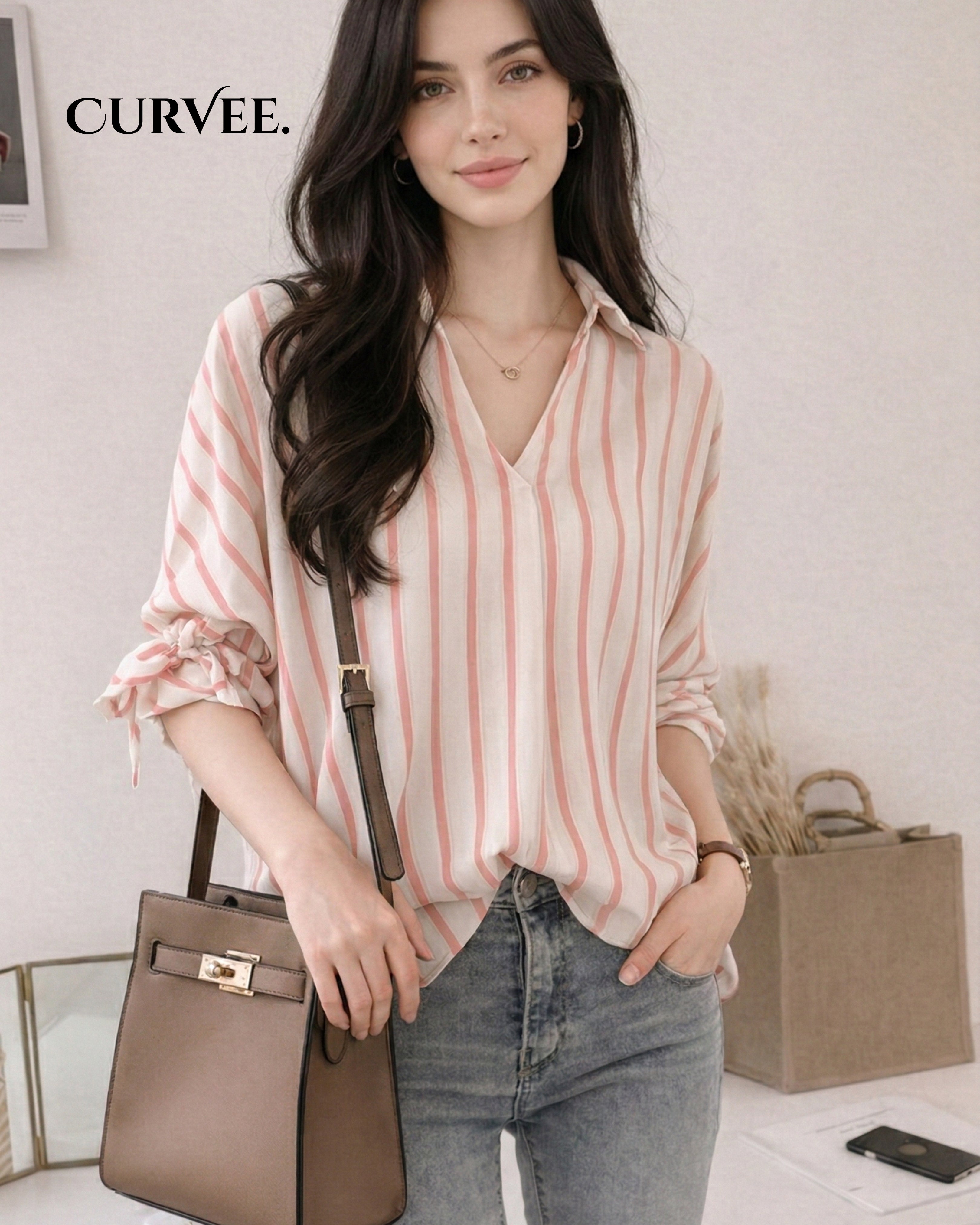 Bottoming Top Loose Casual Chiffon Shirt