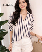 Bottoming Top Loose Casual Chiffon Shirt