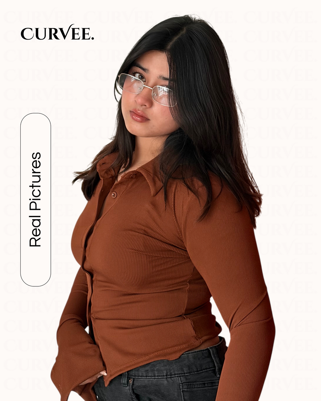 Slim-fit Slimming Stretch Long Sleeve Top