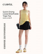 Quick-Drying Loose Breathable  Yoga Top