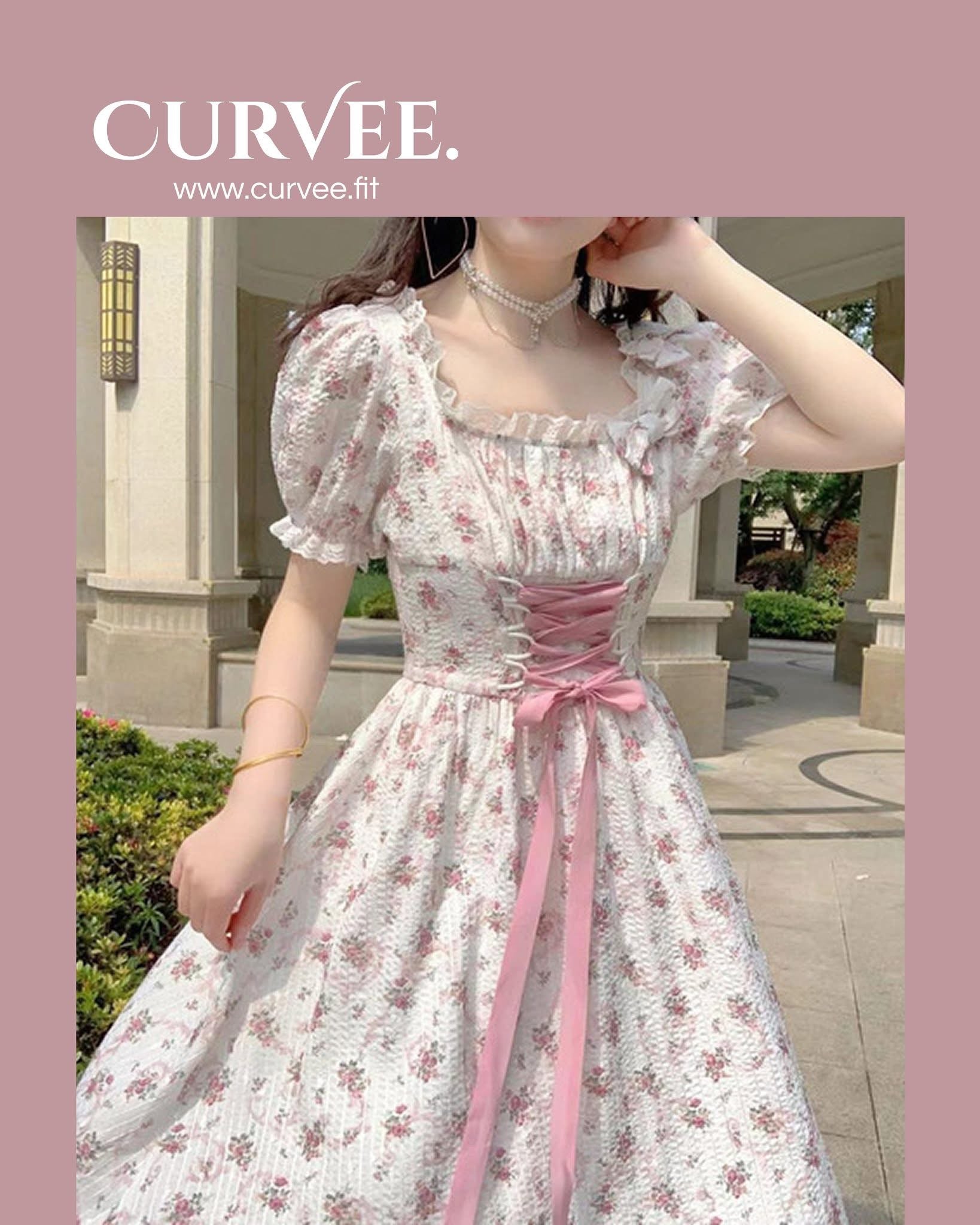 Floral Long Japanese Princess dress