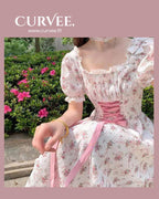 Floral Long Japanese Princess dress