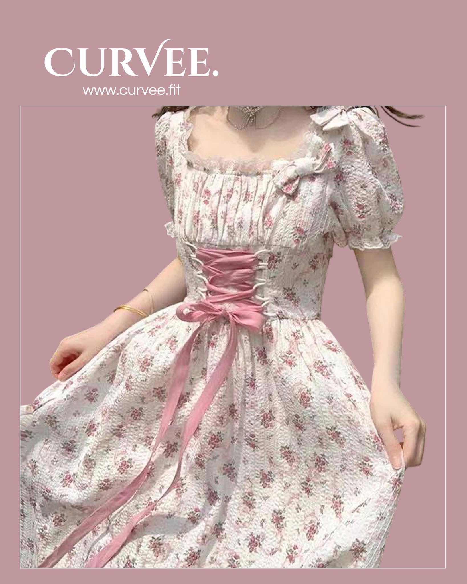 Floral Long Japanese Princess dress