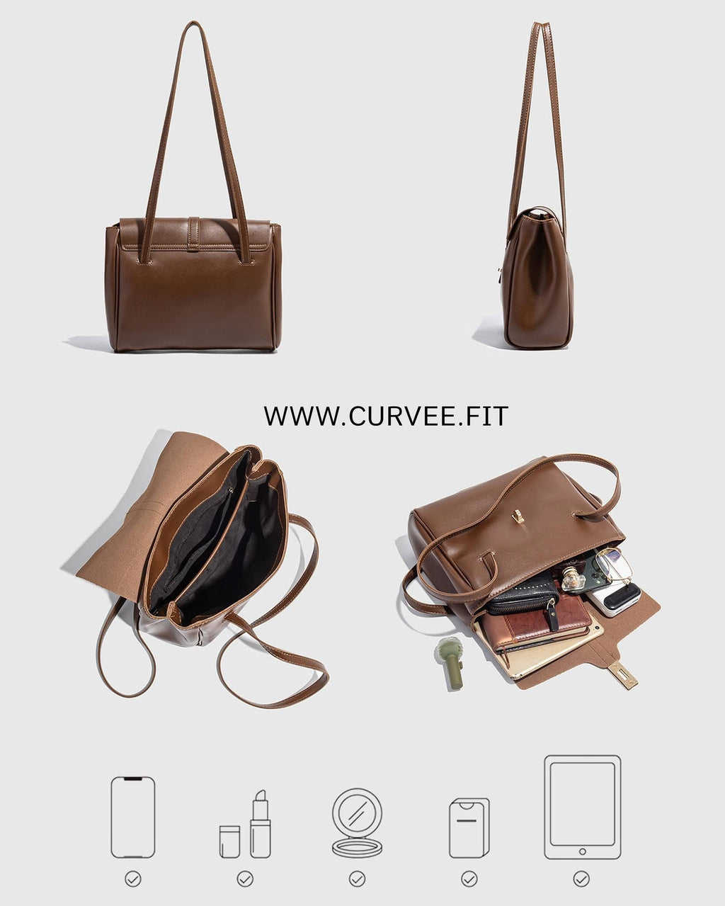 Brown Shoulder Bag