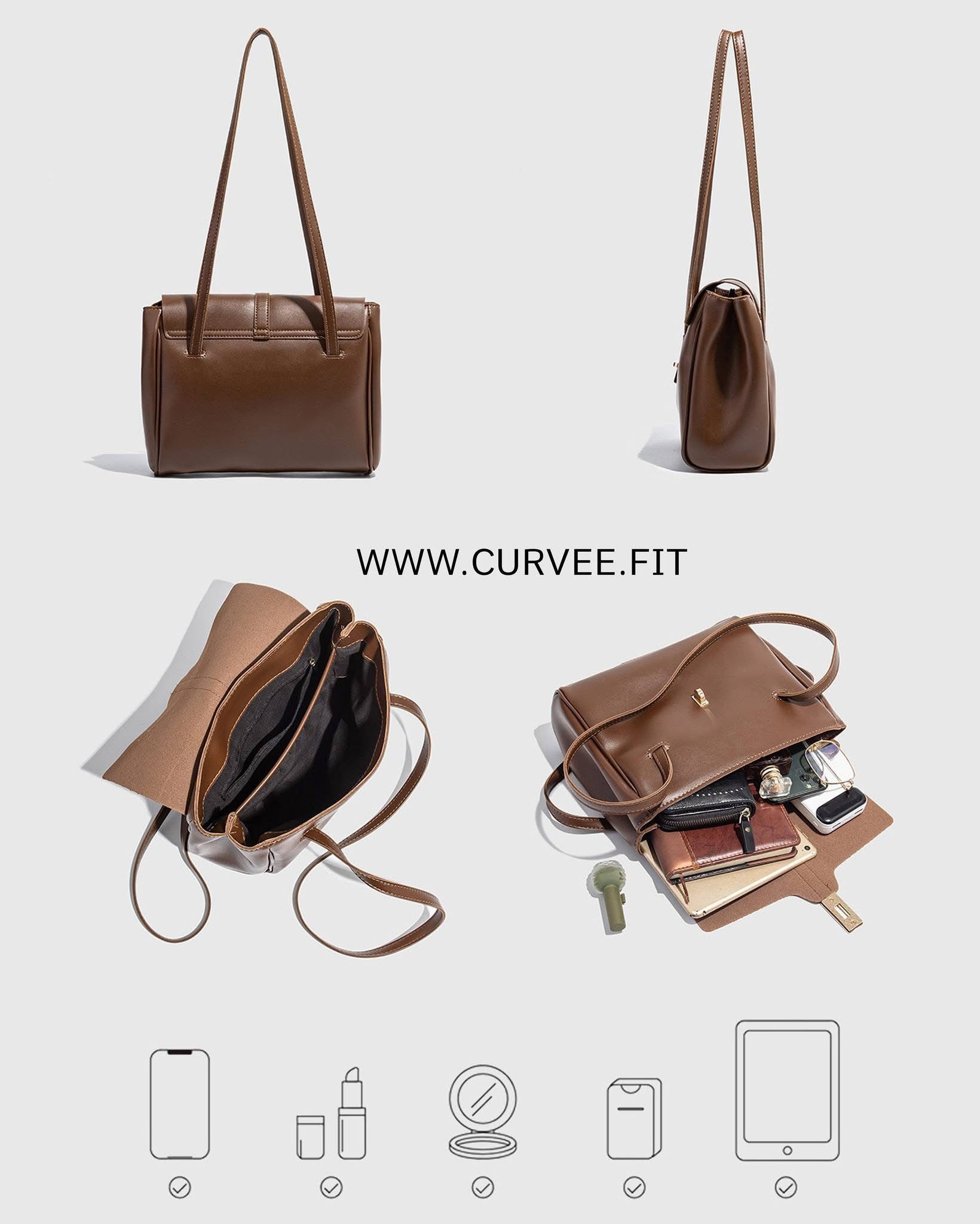 Brown Shoulder Bag