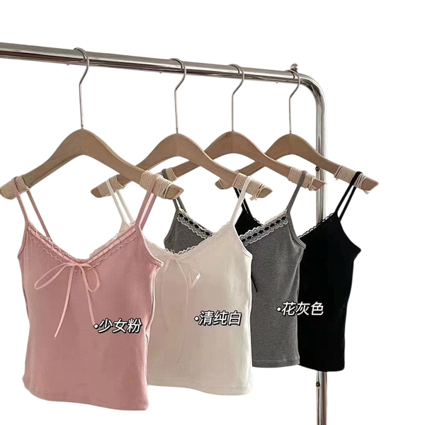 Lace Strap Tank Top