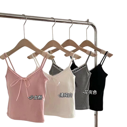 Lace Strap Tank Top