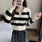 Loose outer wear long sleeve sweater