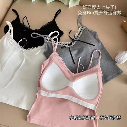 Lace Strap Tank Top