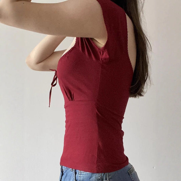 Red Spicy SleeveTop