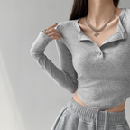 Slim Finger Long Sleeve Base Shirt