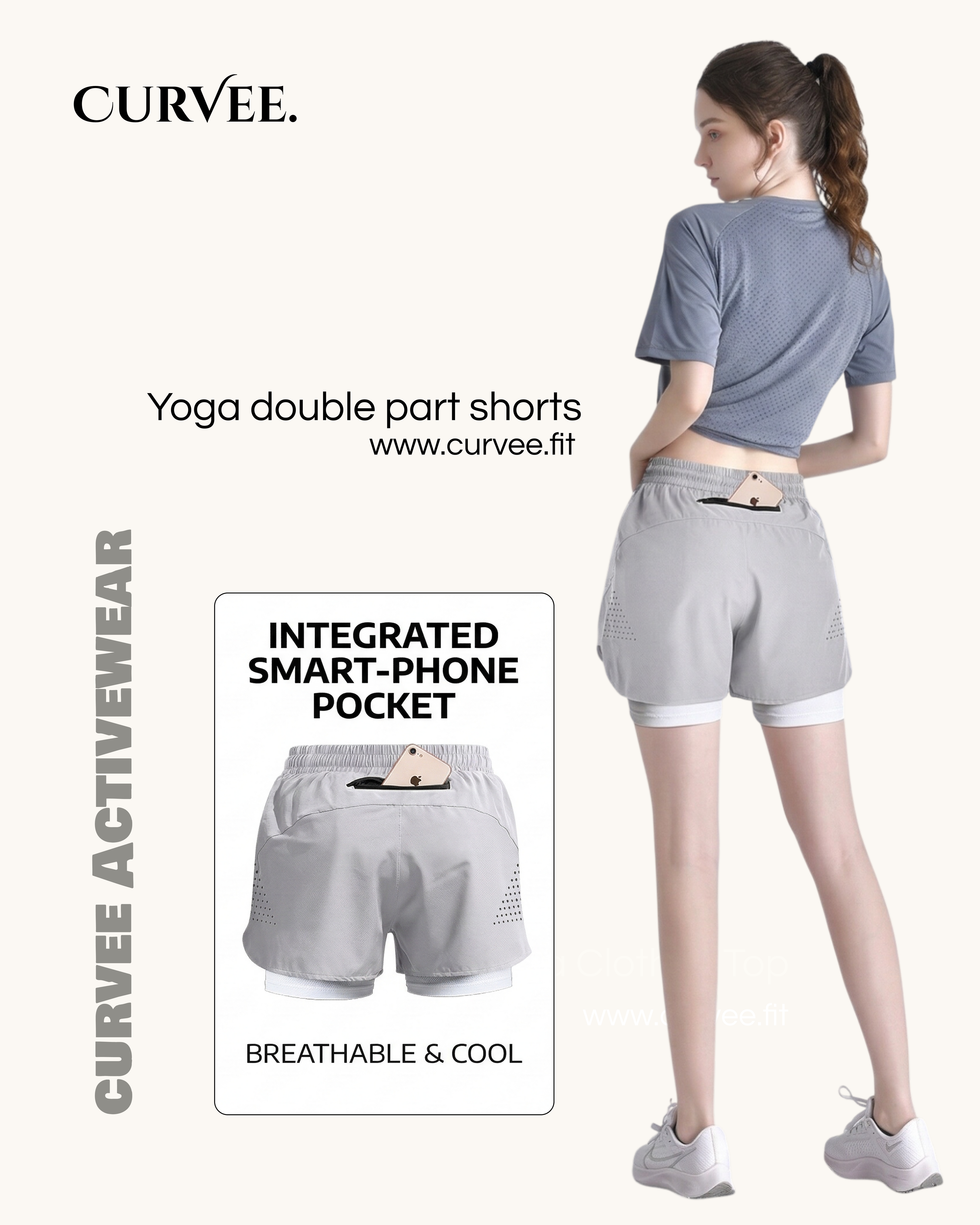 Women's Running Yoga Shorts