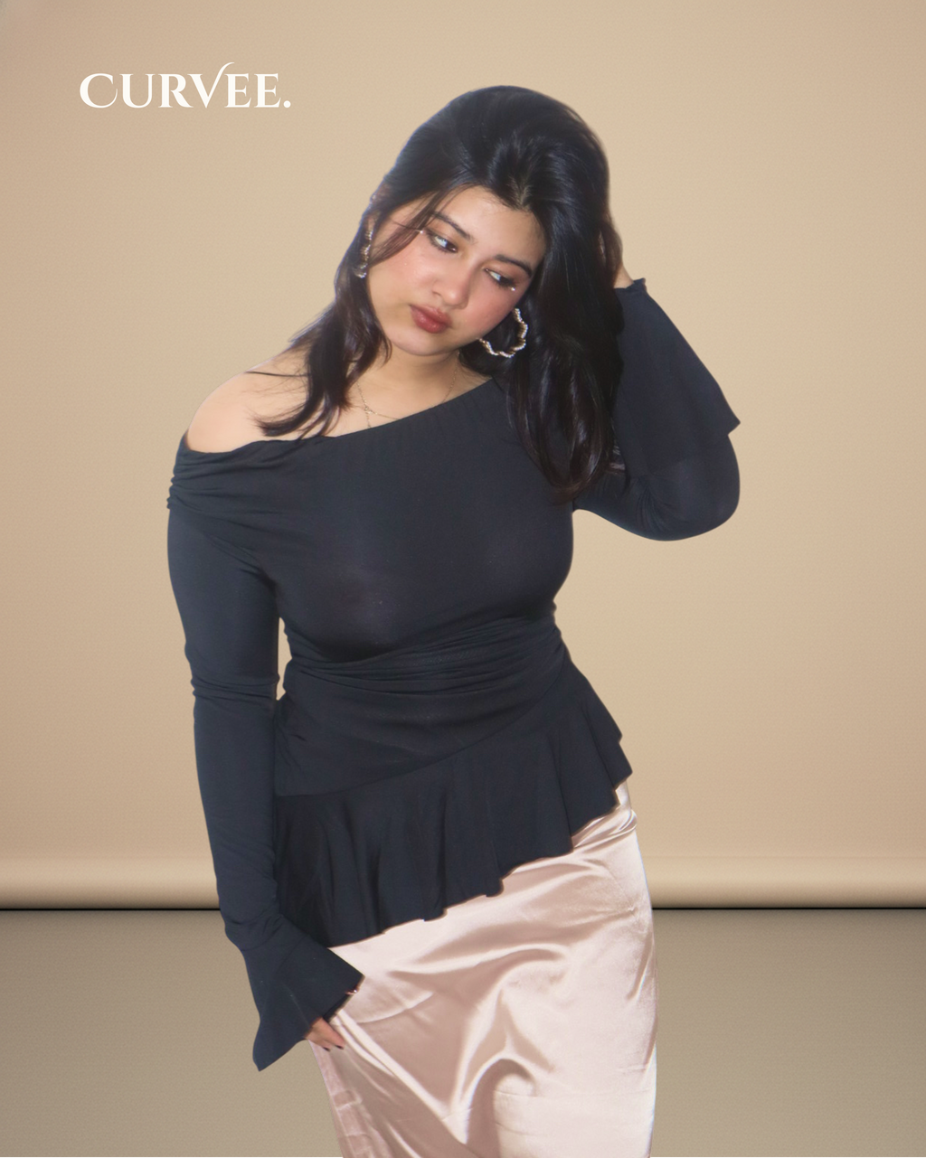 Long sleeve slim fit t-shirt top women