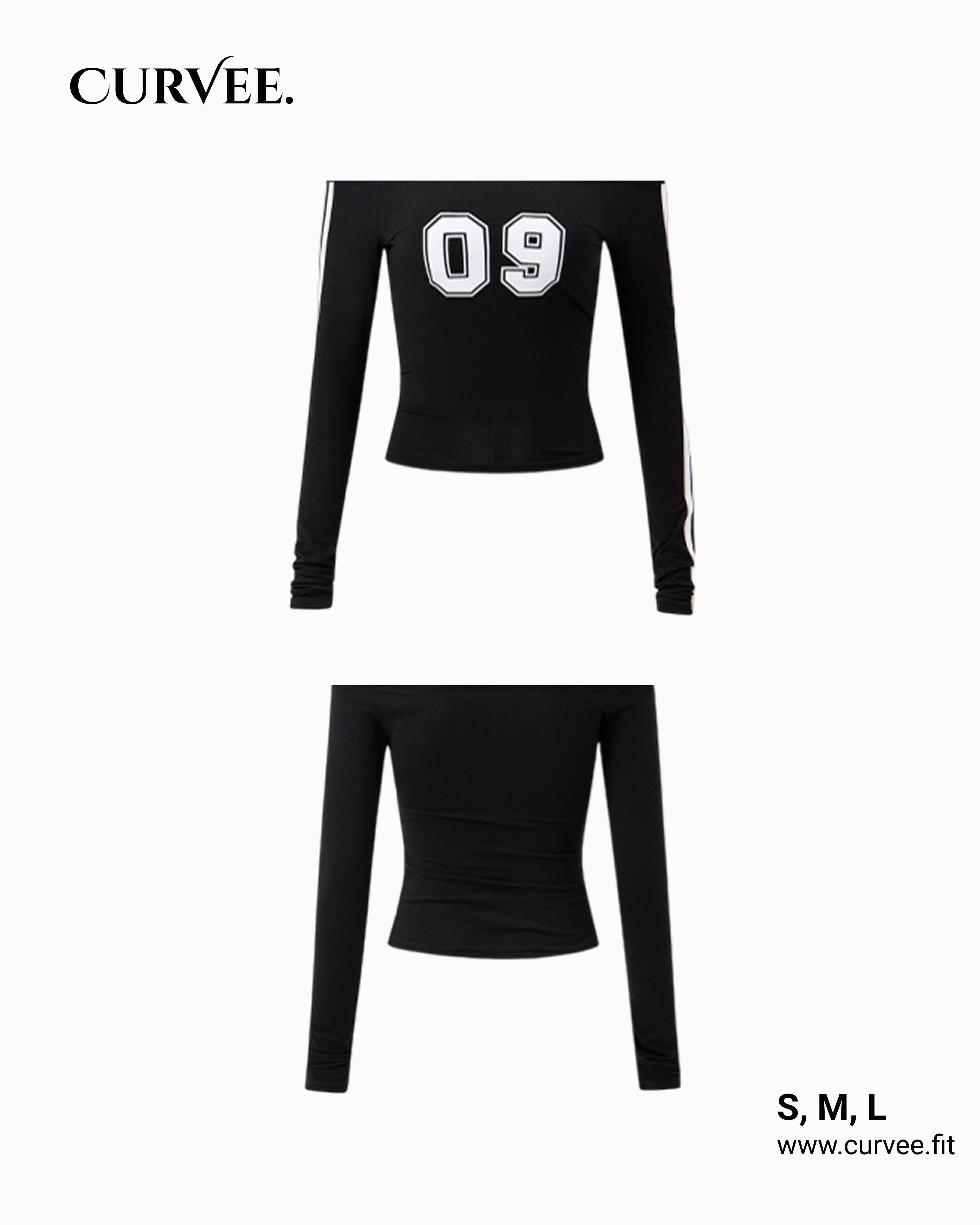 Aww! Off-Shoulder Long-Sleeve T-Shirt